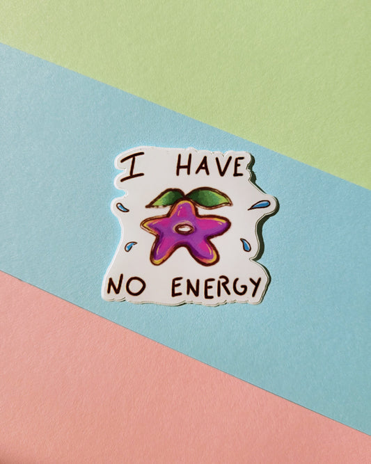 No Energy Sticker